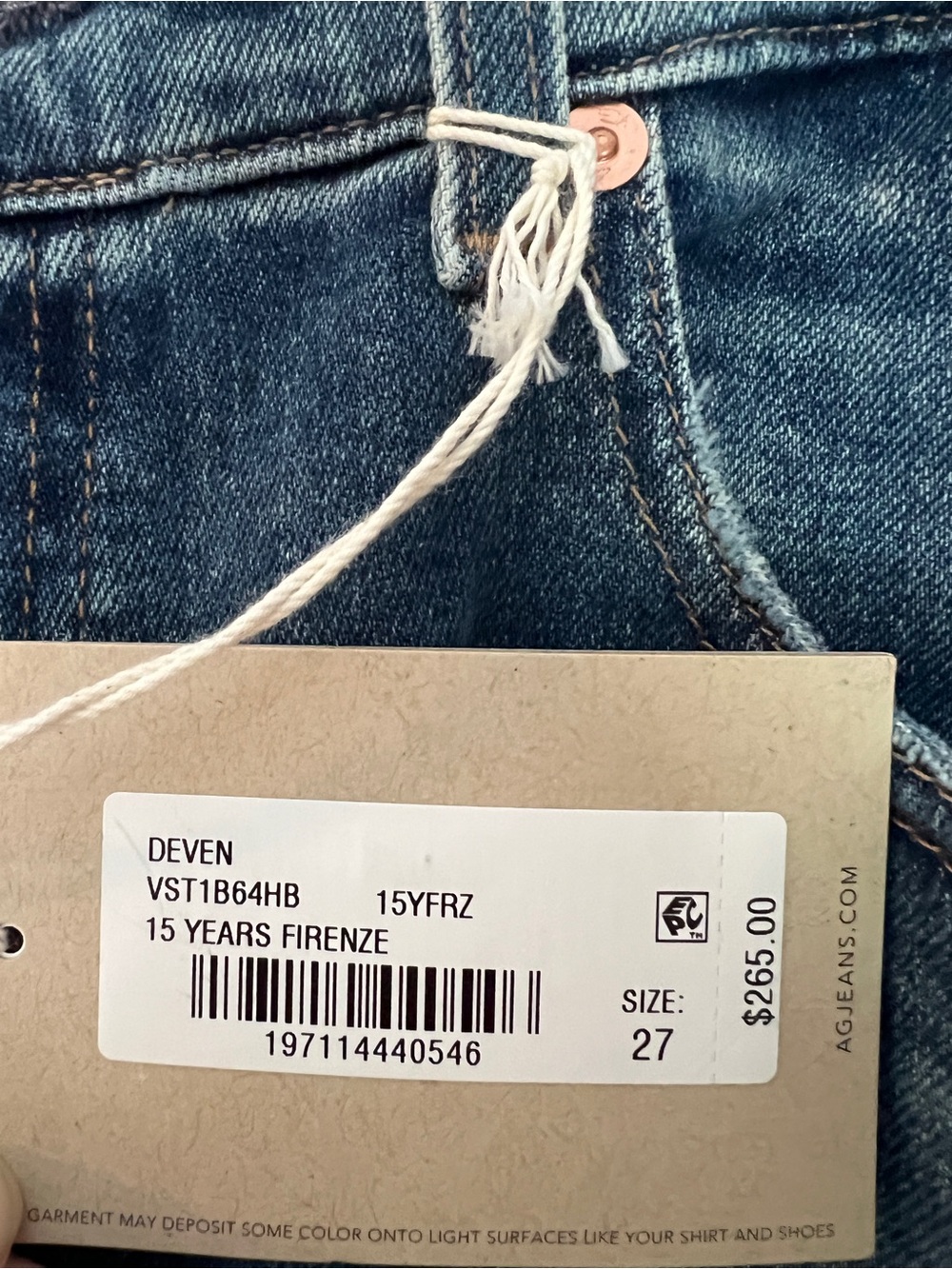 NWT!
Ag Adriano Goldschmied Wide-Leg High-Rise Jeans - Blue Wash - Picture 2 of 8